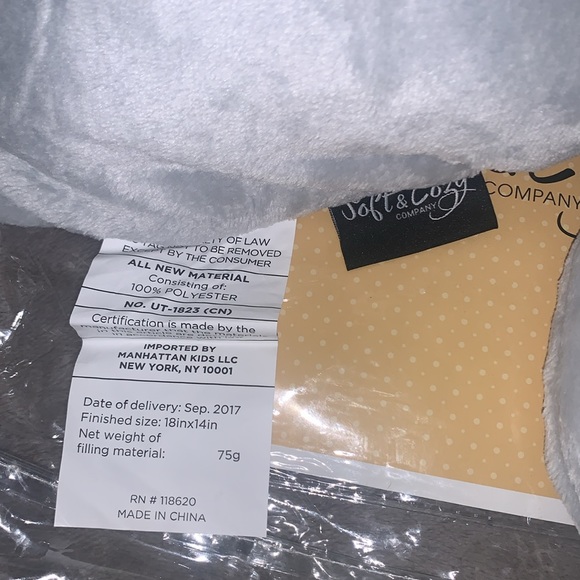 *0322 Soft & Cozy Kitten Pillow with Throw - Picture 8 of 10